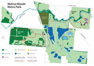 Walnut Woods map